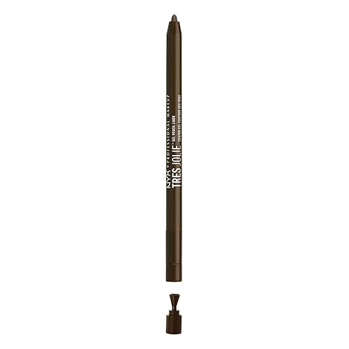 NYX PROFESSIONAL MAKEUP Tres Jolie Gel Pencil Liner, Brown Beauty & Personal Care NYX PROFESSIONAL MAKEUP