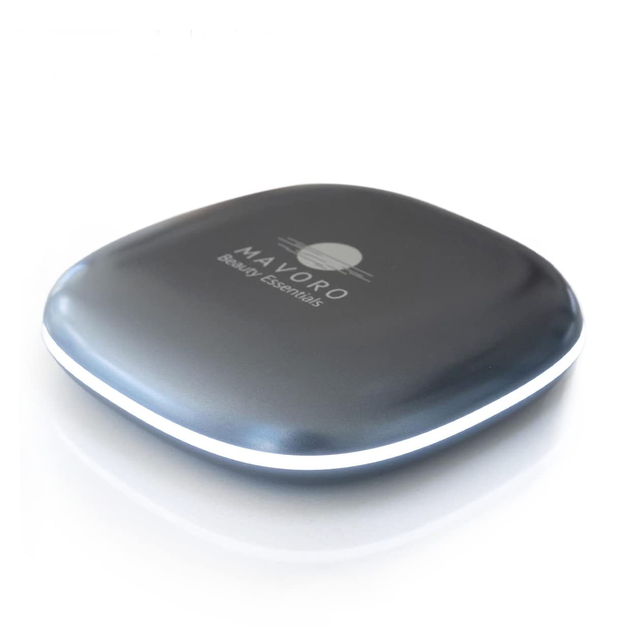 Mavoro LED Lighted Travel Makeup Mirror | 1x/10x Magnification | Rechargeable USB-C | Pocket & Purse Portable Lighted Travel Makeup Compact Mirror Beauty & Personal Care Mavoro