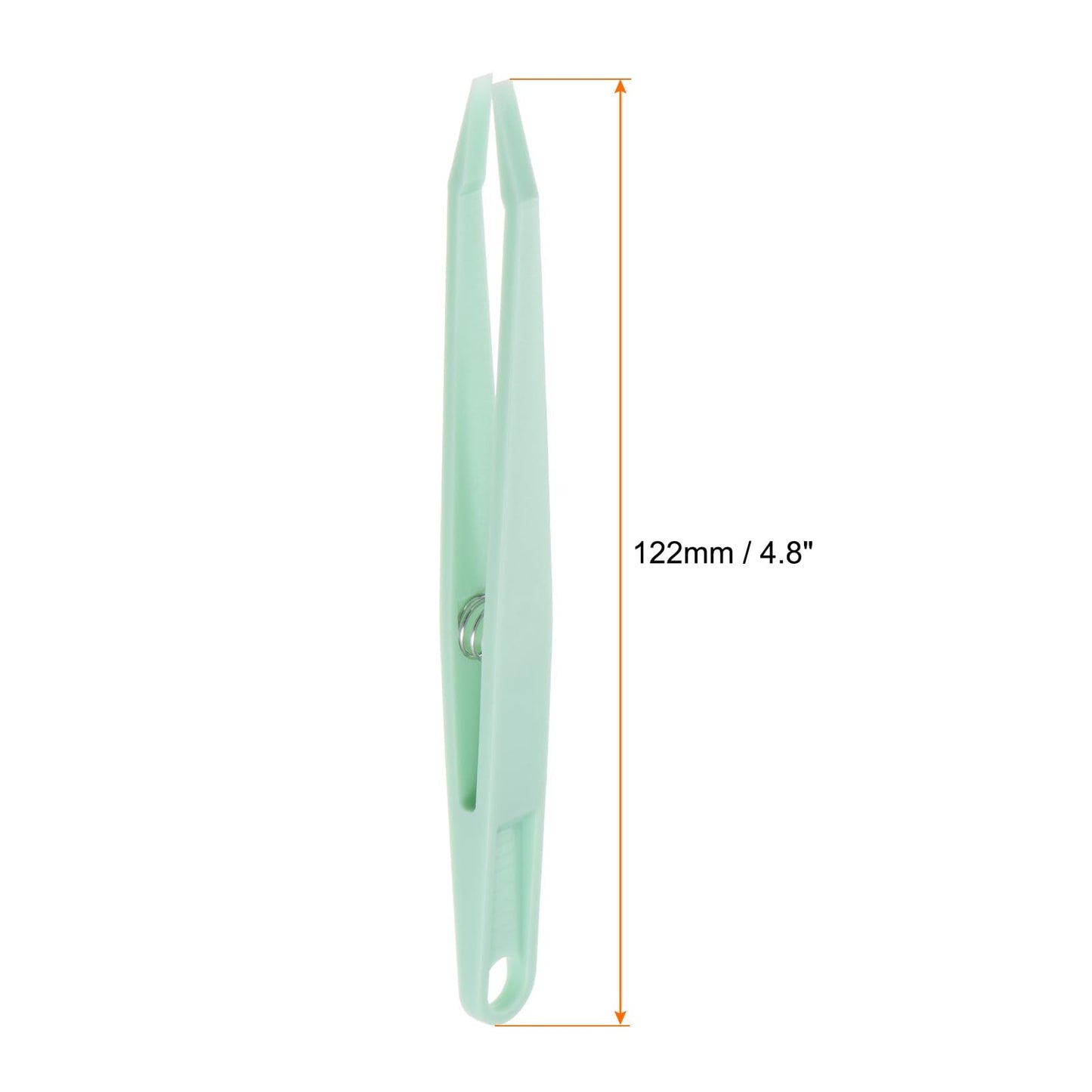 HARFINGTON 3pcs Sticker Tweezers for Crafting 4.53" Flat Tip with Spring Plastic Tweezers Craft Tweezers for Stickers, Scrapbooking, Eyelash Beauty and Personal Care HARFINGTON