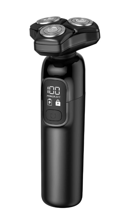Electric Razor for Men Flynth 3-in-1 Cordless Shaver 3-Blade Rotary Shavers Wet/Dry for Beard Nose & Face, IPX7 Waterproof Fast Charge Travel Trimmer Beauty and Personal Care Flynth