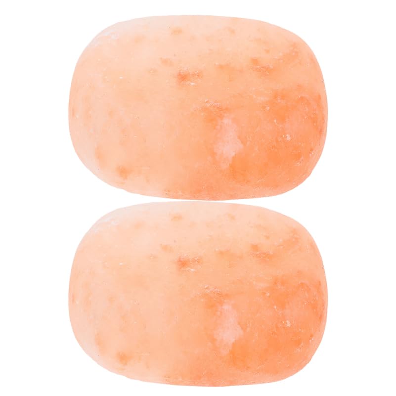 PACKOVE Salt Stones For Massage, Massage Rocks Stones Exfoliating Bath Salt Stones Dead Sea Salt Healing Stone Heated Warmer Stone For Spa Beauty and Personal Care PACKOVE