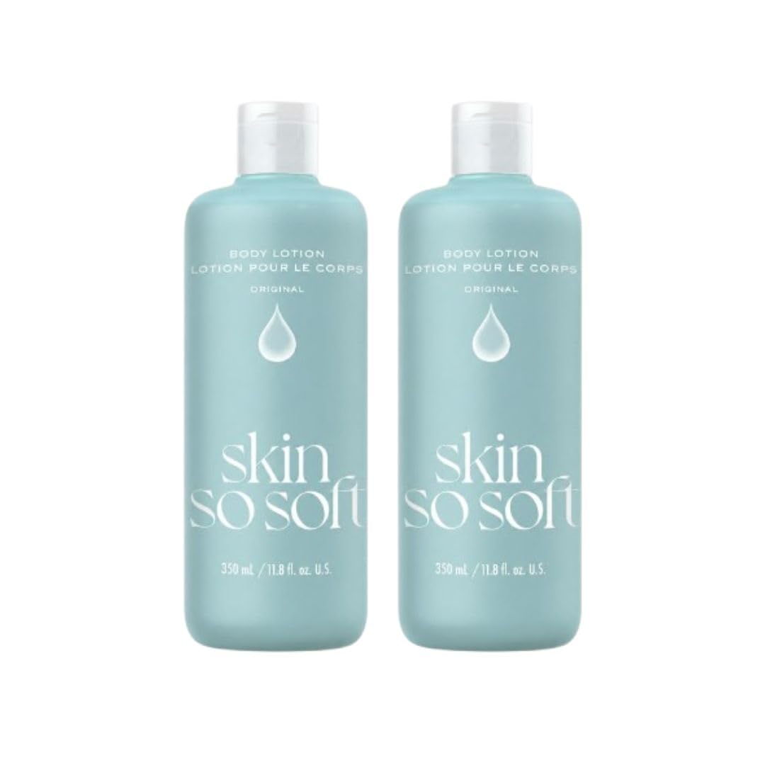 Avon Skin So Soft Original and Jojoba Body Lotion 11.8 oz 2-Pack, Deep Moisturizing Skin Softener Beauty & Personal Care AVON