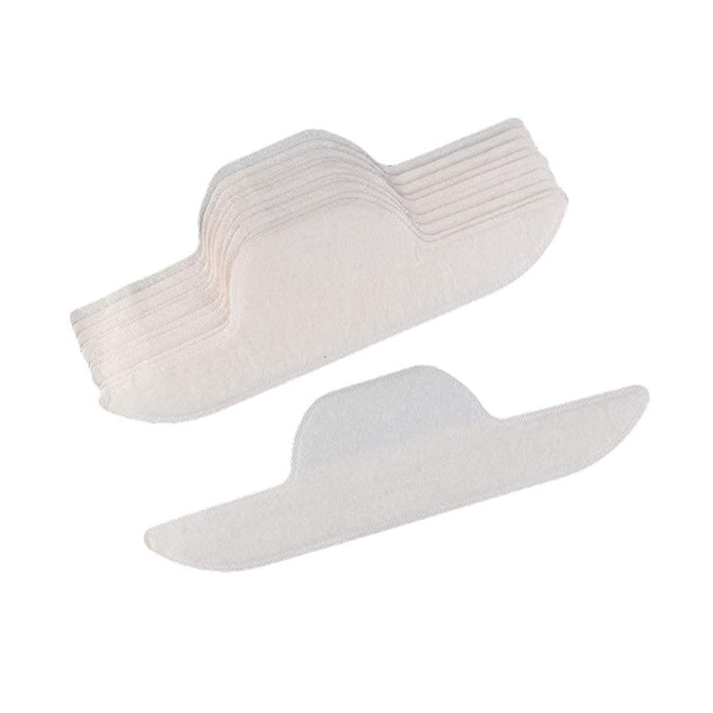 AKOAK 10 Pcs Shirt Neck Pad, Disposable Absorbent Perspiration Collar Stickers, Invisible Collar Protector, Absorbent and Antiperspirant Stickers Keep Beauty and Personal Care AKOAK