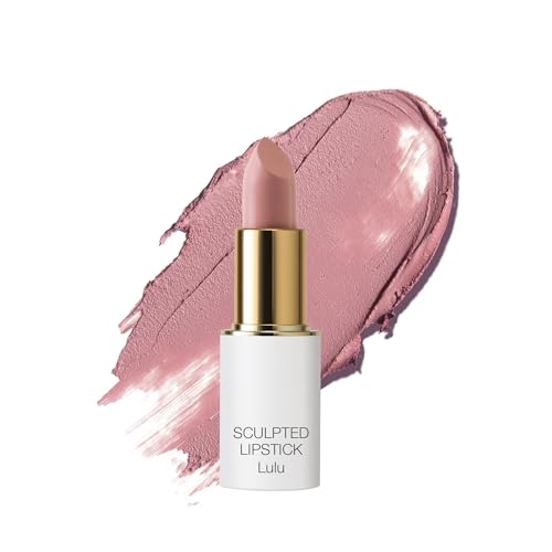 Ogee Full Bloom Sculpted Lipstick (Lulu - White Pink) - Long Lasting Organic Lipstick with Jojoba Oil & Micro Hyaluronic Acid - 70% Organic Beauty & Personal Care Ogee