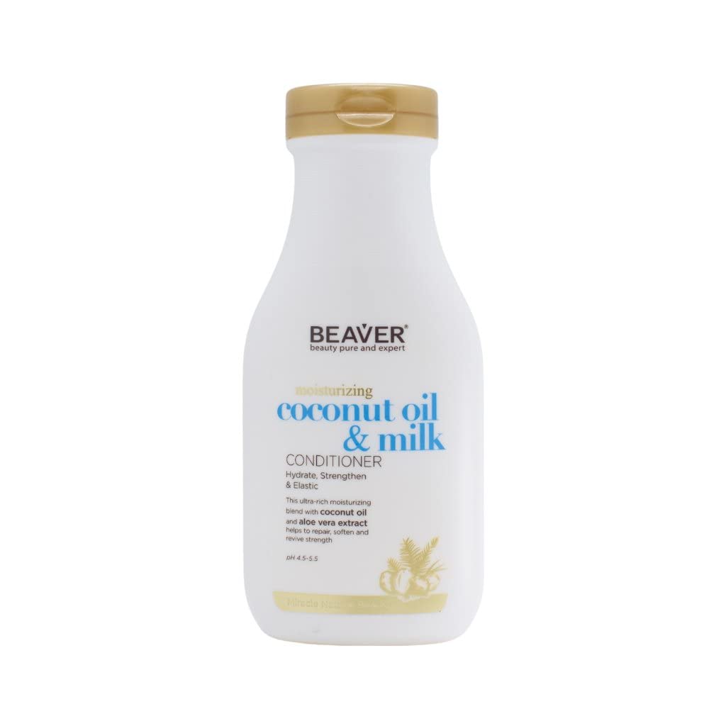 BEAVER Moisturizing Coconut Oil & Milk Shampoo AND Conditioner 730 ml Beauty & Personal Care D'iMYOOR