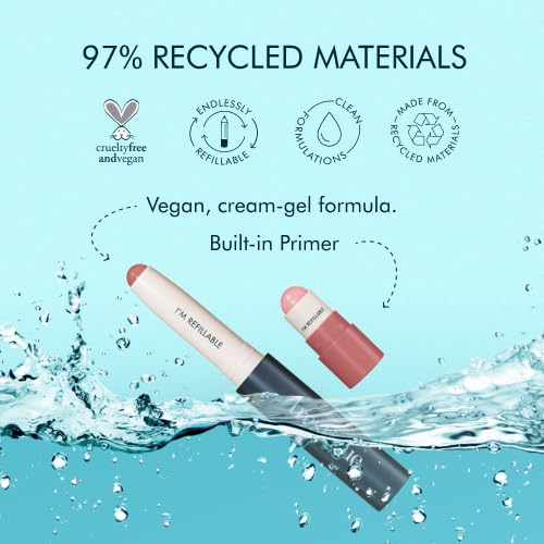 TRE'STIQUE trestique Prime And Shine Lip Crayon, Refillable Shiny Lipstick With Built-in Lip Primer, Clean Beauty Makeup, Lipstick For Women, 2-in-1 Beauty & Personal Care TRE'STIQUE