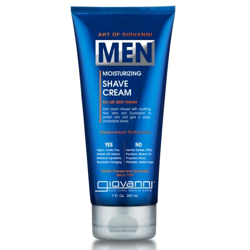 CREAM SHAVE MEN CEDARWD Beauty & Personal Care GIOVANNI