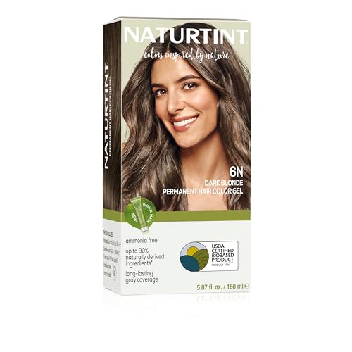 Naturtint 6N Dark Blonde Permanent Hair Color (Pack of 1), Ammonia Free, Vegan, Cruelty Free, up to 100% Gray Coverage, Long Lasting Results Beauty & Personal Care Naturtint