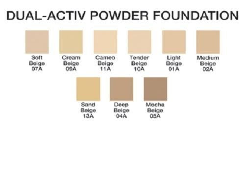 Dual Active Powder Foundation (Light Beige) Beauty & Personal Care Beauty Basics