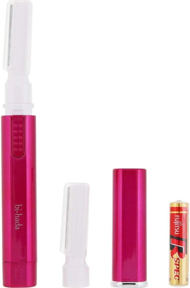 Bi Hada Ompa Sonic Vibration Shaver Holder Replacement Blade with 2 Pieces - Pink, Modern, Women, Sensitive Skin, Tech-savvy Beauty and Personal Care KAI
