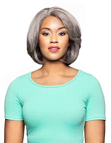 Foxy Silver (Colleen - Heat Resistant Fiber Full Wig in PLAT