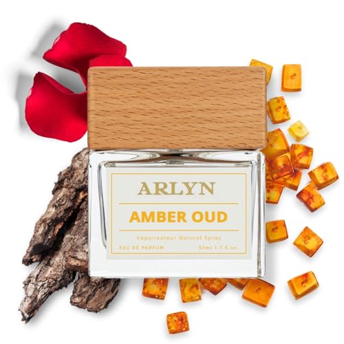 ARLYN Amber Oud Eau De Parfum Inspired by M.FK Ood Satti.en M.od, Long-Lasting Perfume for Men and Women, Vegan & Eco-Conscious with Clean Beauty & Personal Care ARLYN BY BELLEVUE PARFUMS