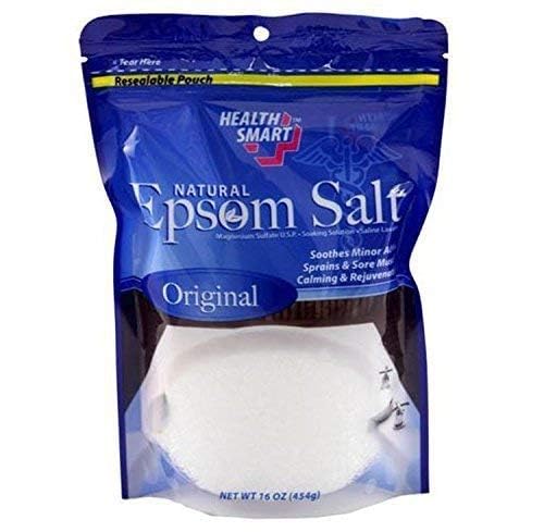 Natural Epsom Salt (Original) 16oz Beauty and Personal Care Health Smart