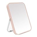 YEAKE Table Desk Vanity Makeup Mirror,8-Inch Portable Folding Mirror with Metal Stand 90°Adjustable Rotation Tavel Make Up Mirror Hanging Bathroom Beauty & Personal Care YEAKE