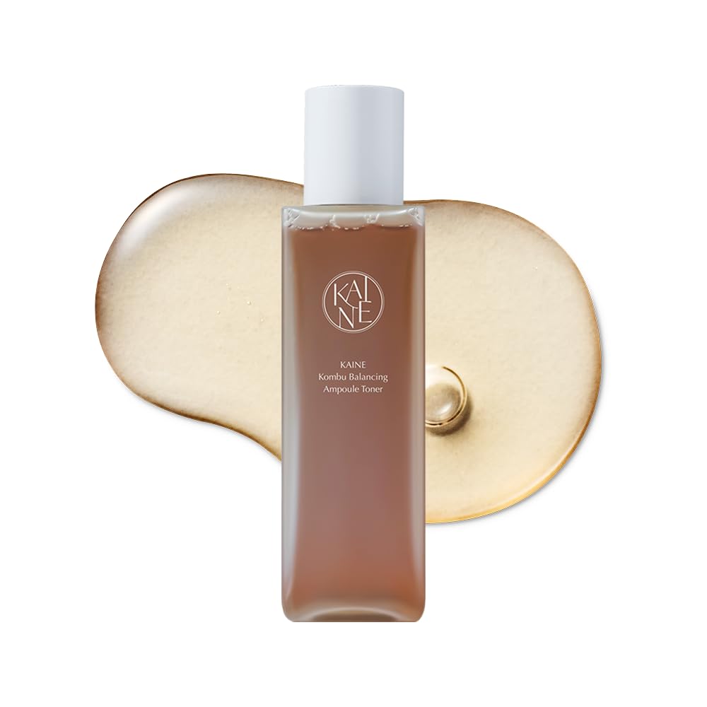 KAINE Kombu Balancing Ampoule Toner for Glass Skin, Deep Hydration & Skin Barrier Strengthening with 1% Panthenol and 60% Fermented Kombu, Korean Skin Beauty & Personal Care KAINE