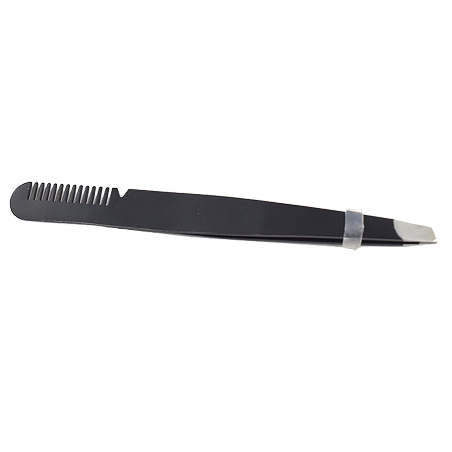 Eyebrow Tweezers with Comb, Double Ended Stainless Steel Slant Tip Precision Brow Grooming Tool for Hair Removal, Trimming & Eyelash Application Beauty and Personal Care Dioche
