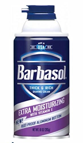 Barbasol Thick & Rich Shaving Cream Extra Moisturizing, 10 OZ Beauty & Personal Care Barbasol