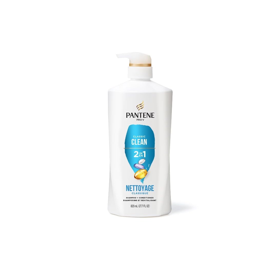 Pantene Pro-V Classic Clean 2in1 Shampoo + Conditioner, 27.7oz/820mL Beauty & Personal Care Pantene