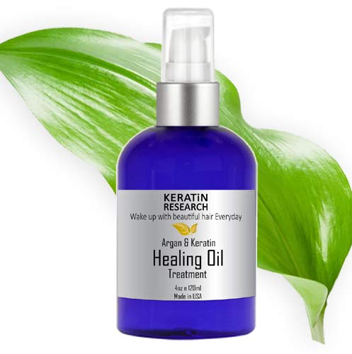 KERATIN RESEARCH Damaged Hair Serum Repairing Hair Healing Oil Serum With Moroccan Argan Oil Avocado Oil and more Protects Hair and Color from sun Beauty & Personal Care KERATIN RESEARCH