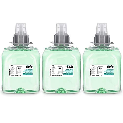 GOJO Green Certified Foam Hand, Hair & Body Wash, Cucumber Melon Scent, 1250 mL Refill FMX-12 Push-Style Dispenser (Pack of 3) - 5163-03 Beauty & Personal Care GOJO
