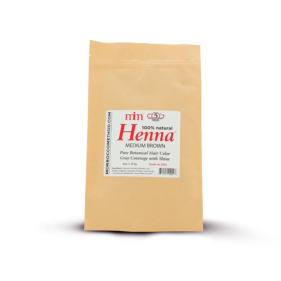 Morrocco Method Henna Hair Dye - Medium Brown Beauty & Personal Care Morrocco Method Int'l