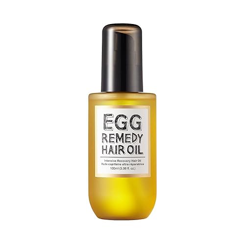 Too Cool For School | Egg Remedy Hair Oil for Damaged Hair | Real Egg Oil & Concentrated Protein | Essential Vitamins Boost Beauty & Personal Care Too Cool For School