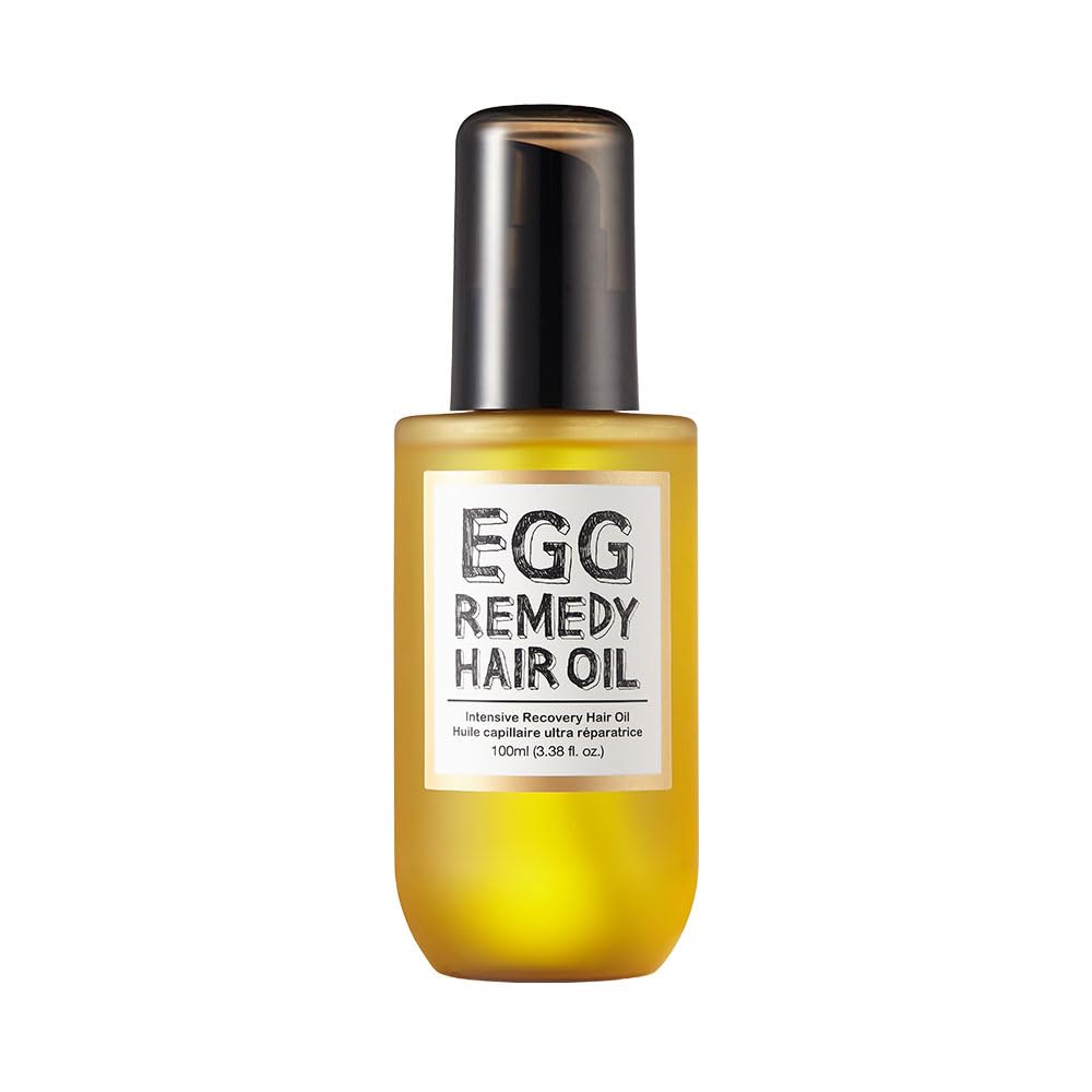 Too Cool For School | Egg Remedy Hair Oil for Damaged Hair | Real Egg Oil & Concentrated Protein | Essential Vitamins Boost Beauty & Personal Care Too Cool For School