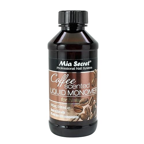 Mia Secret COFFEE SCENTED Liquid Monomer - Alternate Acrylic Nail Liquid for Acrylic Powder - EMA monomer - Scented Nail Monomer liquid - ema monomer