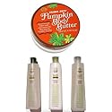 Trader Joe's Pumpkin Body Butter with Tea Tree Tingle Cruelty Free Bundle Gift Set- Shampoo, Conditioner, Body Wash Beauty & Personal Care TJ's