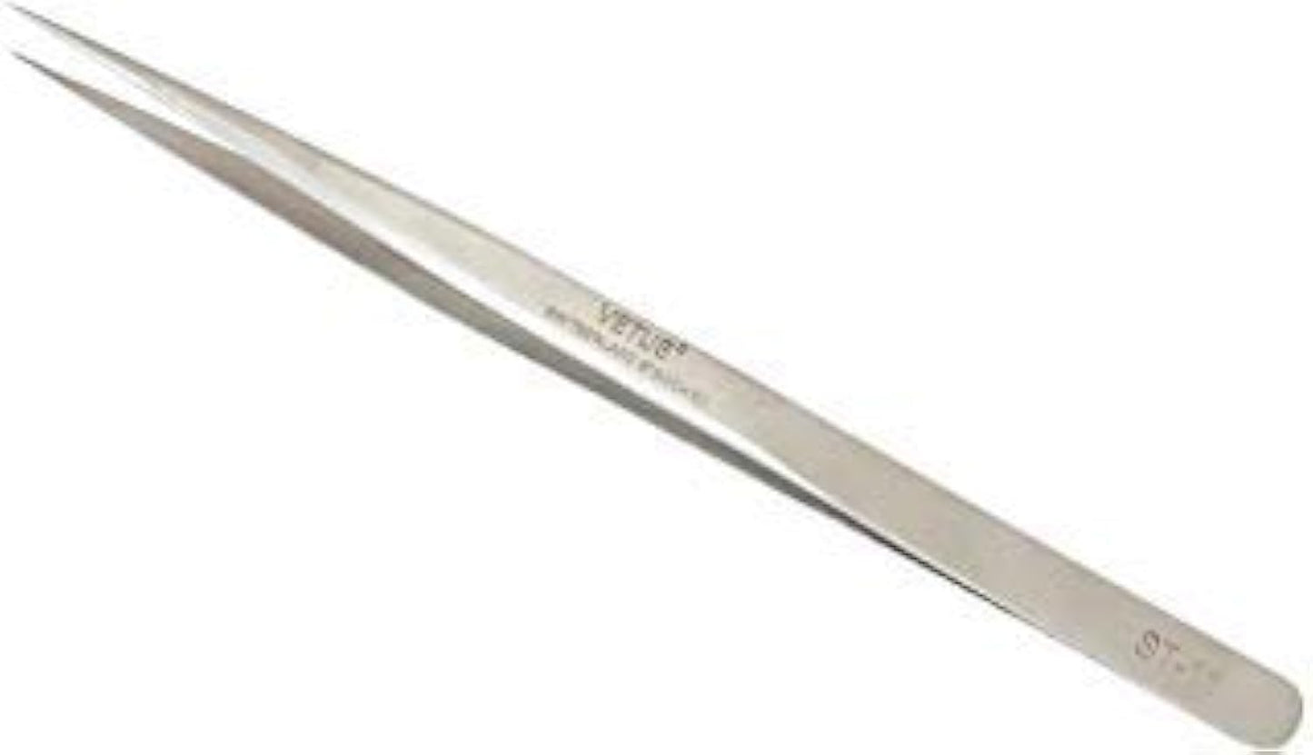 Vetus Tweezer Non-magnetic Stainless Steel Pointed Tip ST-11 Beauty & Personal Care Vetus