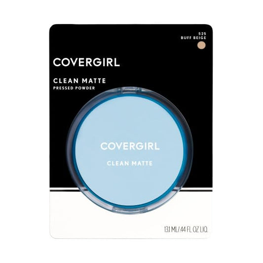 COVERGIRL Clean Matte Pressed Powder Buff Beige 10 g (Packaging may vary) Beauty & Personal Care COVERGIRL