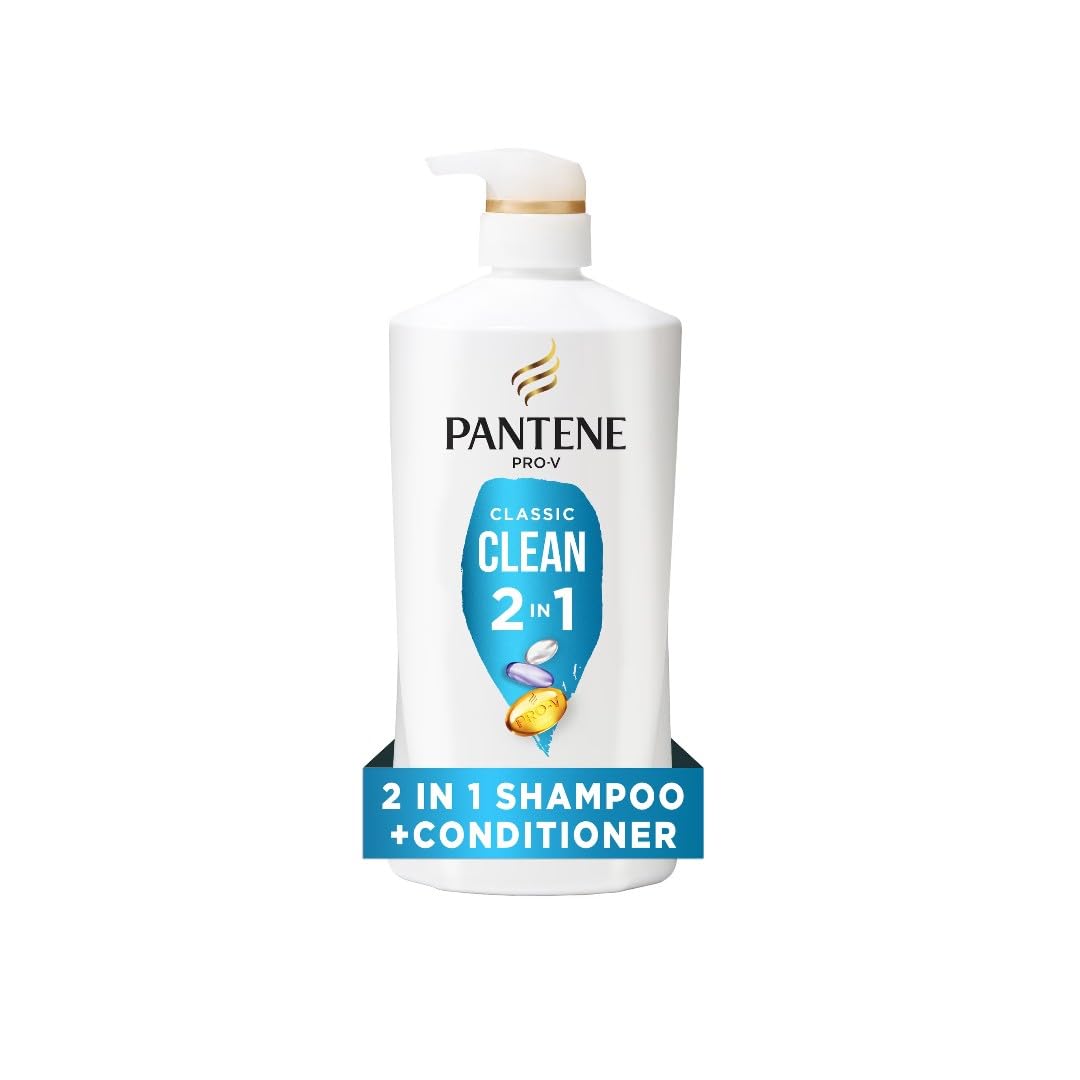 Pantene Pro-V Classic Clean 2in1 Shampoo + Conditioner, 27.7oz/820mL Beauty & Personal Care Pantene