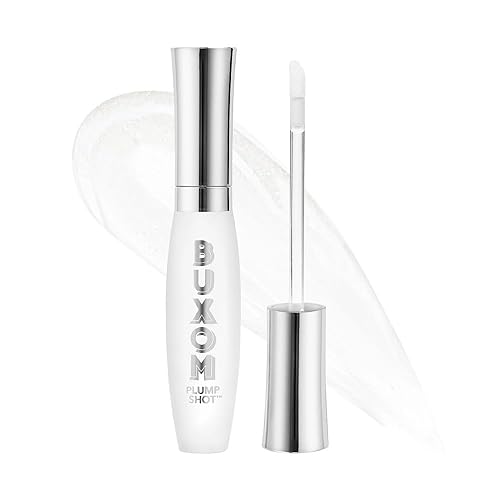 Buxom Women's Plump Shot Plumping Lip Serum - Shimmer Chrome Tints, Glossy - Filler (Clear) Beauty & Personal Care Buxom