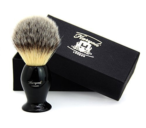 Haryali London Shaving Brush Synthetic Badger Hair & Black Base Brush For Men Beauty and Personal Care Haryali London