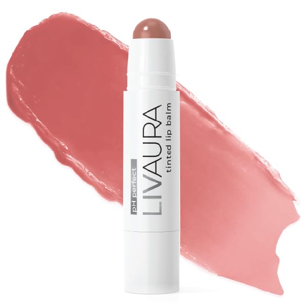 LIVAURA Tinted Lip Balm pH Activated Colored LipBalm, Hydrate, Glossy, Lightweight, Moisturize & Tint with Shea Butter, tinted lip balm for women Beauty and Personal Care LIVAURA