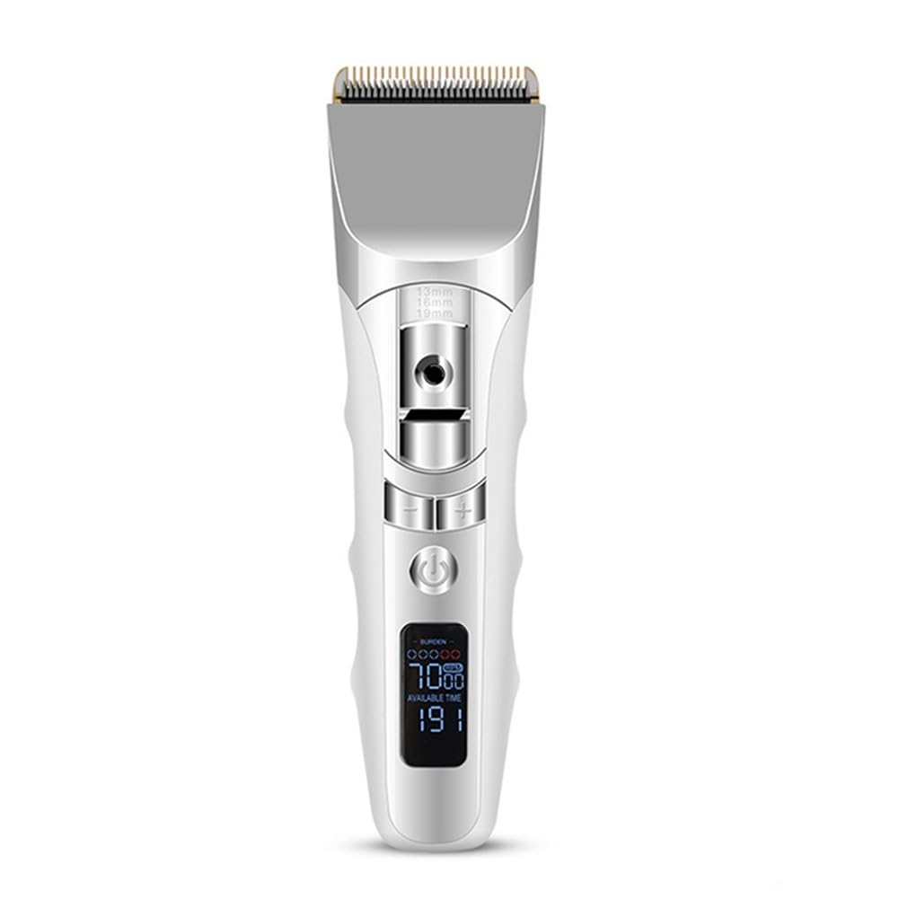 GLESVOWIO Hair Clippers Men USB Rechargeable Beard Razor Trimmer Electric Clipper Barber Cutter with LCD Display Screen Beauty and Personal Care GLESVOWIO