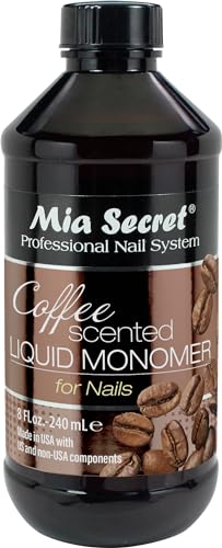 Mia Secret COFFEE SCENTED Liquid Monomer - Alternate Acrylic Nail Liquid for Acrylic Powder - EMA monomer - Scented Nail Monomer liquid - ema monomer