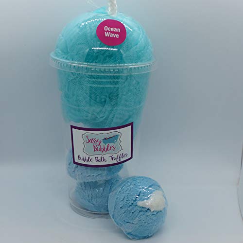 Ocean Waves Bubble Bath Truffle Shake by Sassy Bubbles Beauty and Personal Care Sassy Bubbles