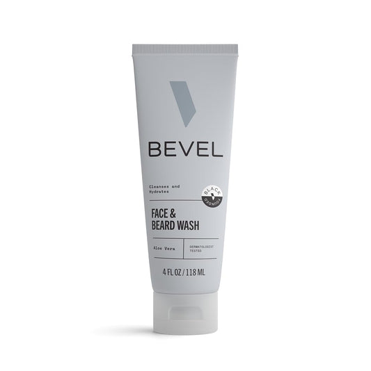 Bevel Face & Beard Wash For Men With Witch Hazel & Aloe Vera Cleansing Mens Face Wash That Hydrates and Brightens Skin and Softens Beard, 4 FL Oz Beauty and Personal Care Bevel Default Title