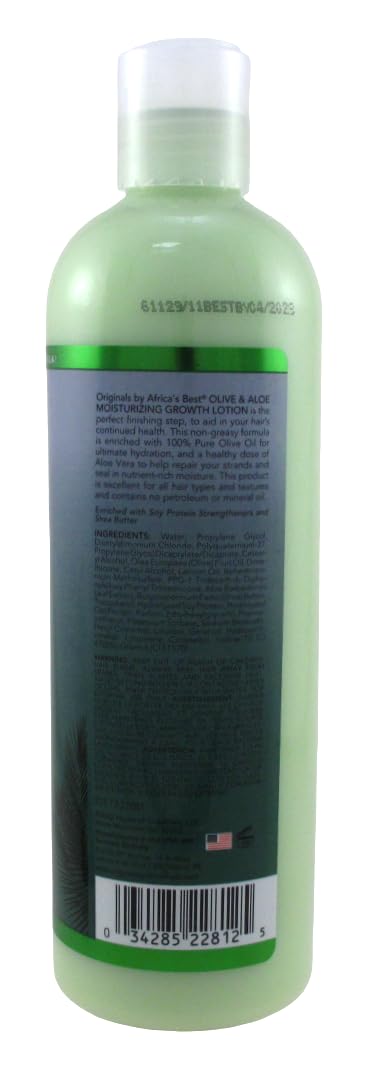 Africas Best Orig Olive Oil Max Strength Grow Lotion 12 Ounce (355ml) (6 Pack) Beauty & Personal Care Africa's Best