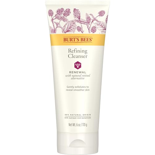 Burt's Bees Renewal Refining Cleanser with Bakuchiol Natural Retinol Alternative, 6 Oz (Package May Vary) Beauty & Personal Care Burt's Bees