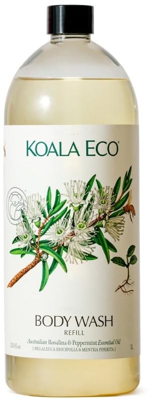 Koala Eco Body Wash - With Australian Rosalina & Peppermint Essential Oil - 34oz Beauty & Personal Care Koala Eco
