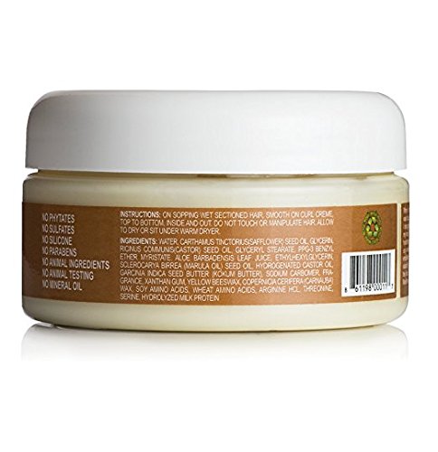 Hairiette Kokum Butter & Marula Oil Curl Creme - Lightweight Curl Definer Enhancer for Dry, Coily, Wavy, Kinky and Curly Hair - Curl Cream Beauty & Personal Care Hairiette