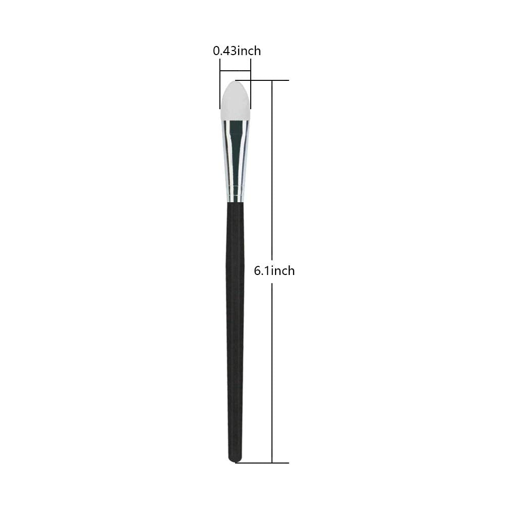LORMAY 3 Pcs Silicone Eyeshadow and Lip Mask Makeup Brushes. Professional Tools for Applying Cream or Liquid Eye Shadows and Lip Colors Beauty & Personal Care LORMAY
