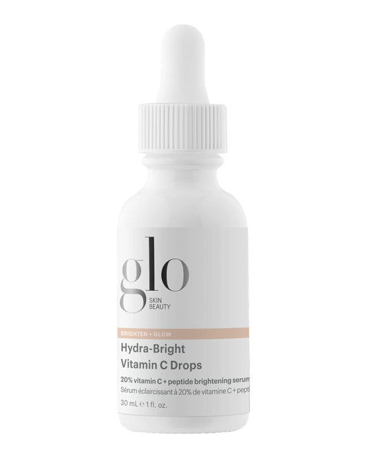 Glo Skin Beauty Hydra-Bright Vitamin C Drops - 20% Vitamin C + Peptide Brightening Serum - Formerly Daily Power C+ Serum Beauty & Personal Care Glo Skin Beauty