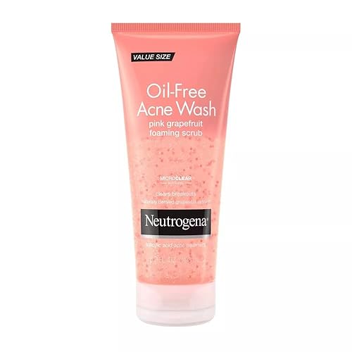 Neutrogena Oil Free Pink Grapefruit Acne Face Wash with Vitamin C for Breakouts - 6.7 fl oz Beauty & Personal Care Neutrogena