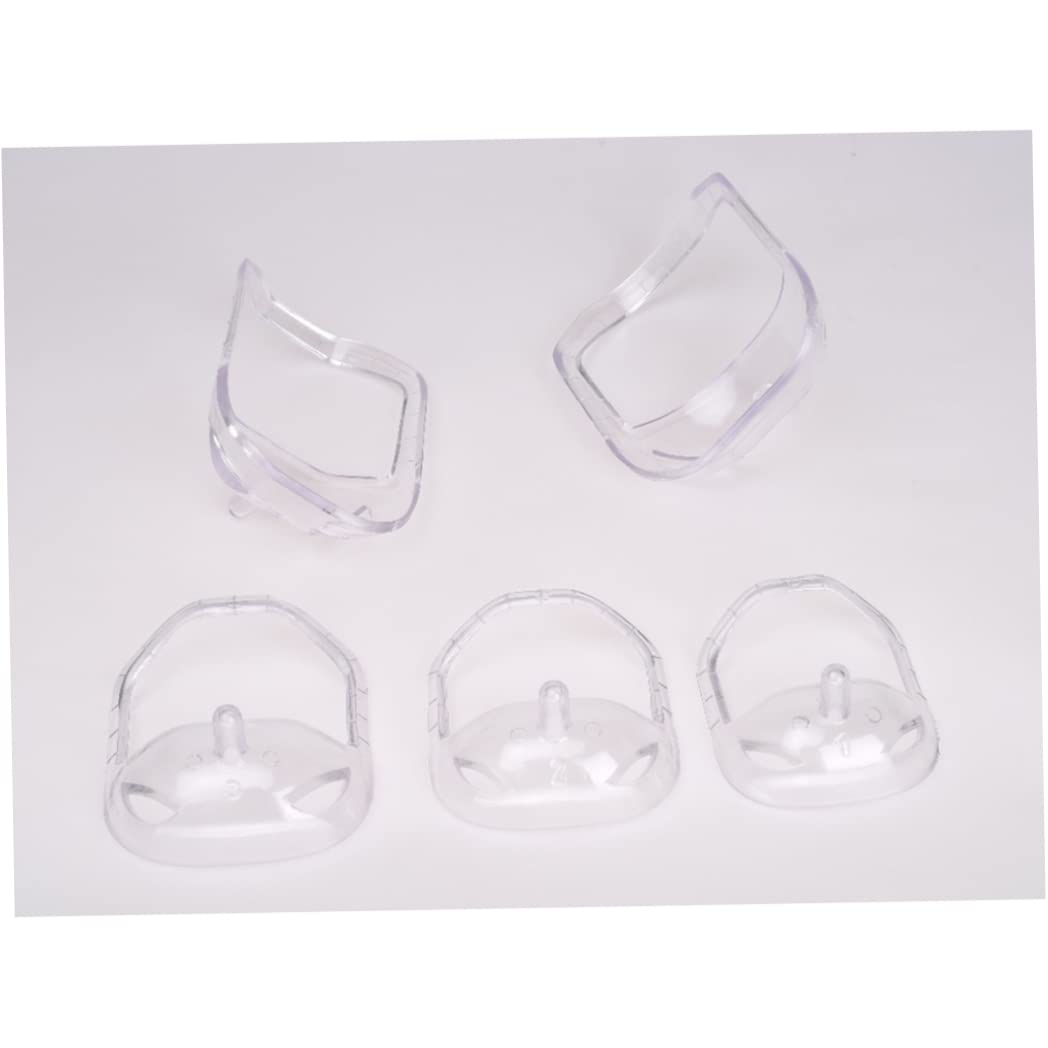 5PCS Transparent Beard Shaper Styling Tool Different Sizes Facial Hair Trimming Guide Grooming Shaper Hair Lineup Tool For Man,Beauty Beauty and Personal Care Jorzer