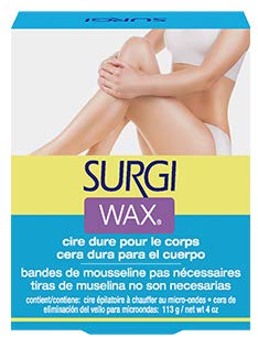SURGI-WAX Hair Remover Bikini, Body & Legs 4 oz (Pack of 4) Beauty and Personal Care Surgiwax