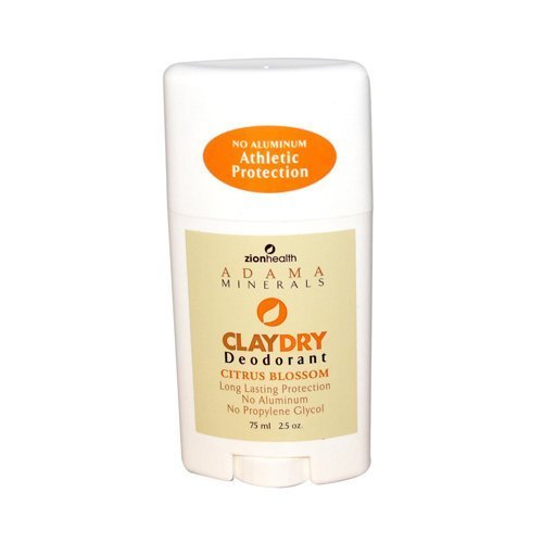 Zion Health Clay Dry Solid Citrus 2.5 Oz Beauty and Personal Care Adama Minerals