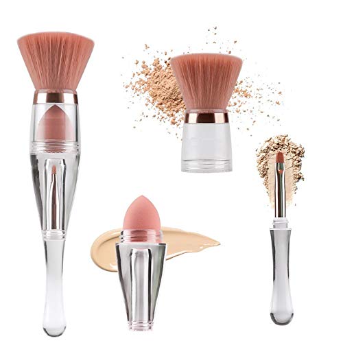 3 In 1 Funny Combination Design Makeup Brushes-Lip Brush Eyeshadow Sponge Eyeshadow Eyebrow Brush For Women and Girls (STY1) Beauty & Personal Care Rosette Hair